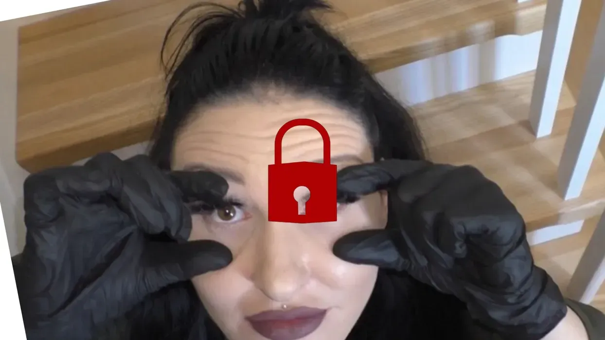 Sperma voll in die Augen! 