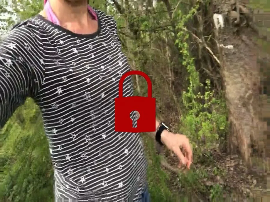 Mal wieder im freien geil gepisst