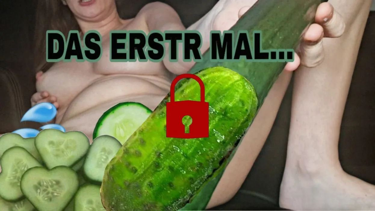 SCHAFFE ICH ES ZUM ORGAMUS MIT EINER GURKE????
