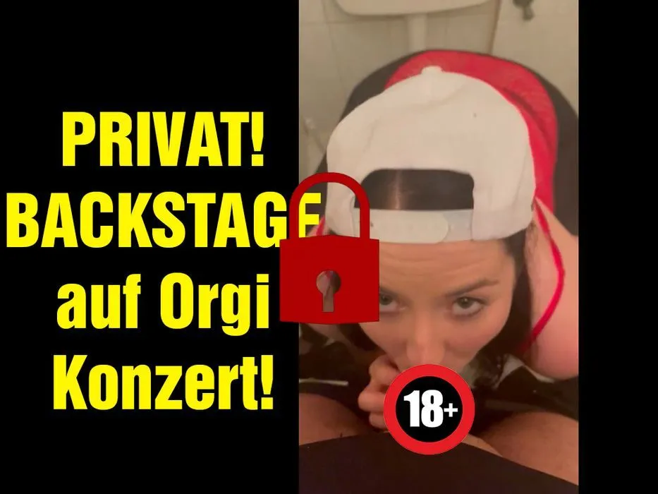 PRIVAT! BACKSTAGE auf Orgi Konzert!