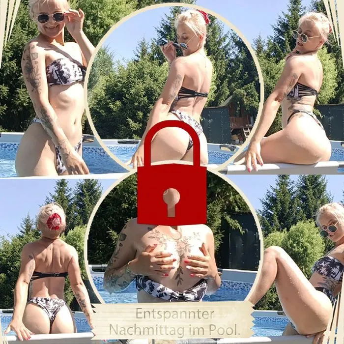 Entspannter Nachmittag im Pool.