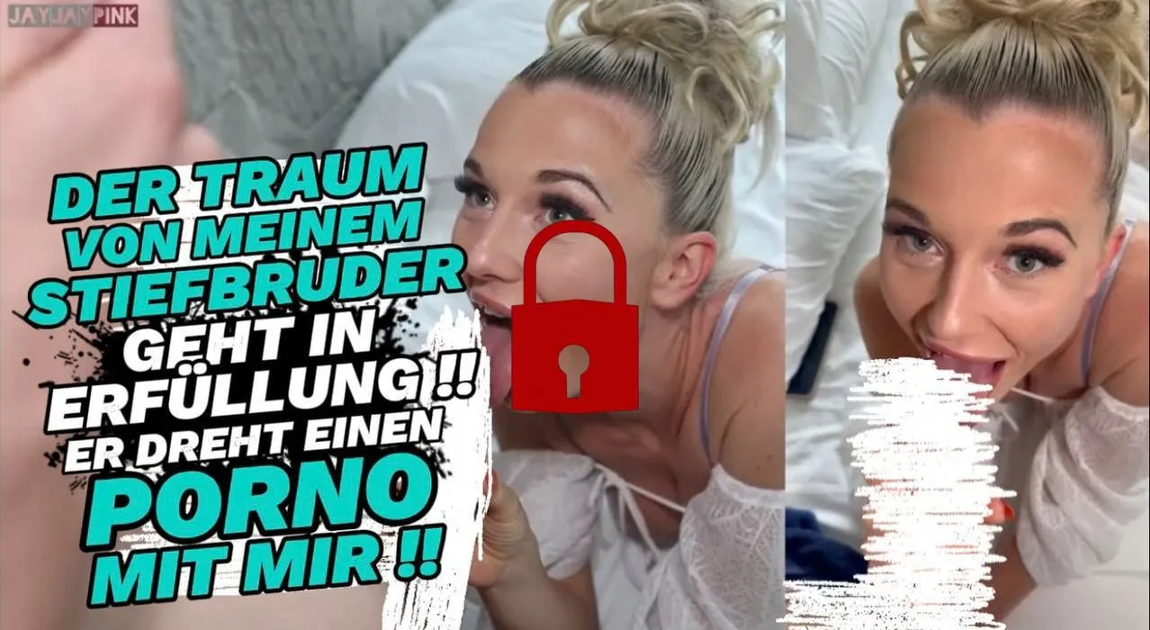 TRAUM VON MEINEM STIEFBRUDER !! ER DREHT EINEN PORNO MIT MIR