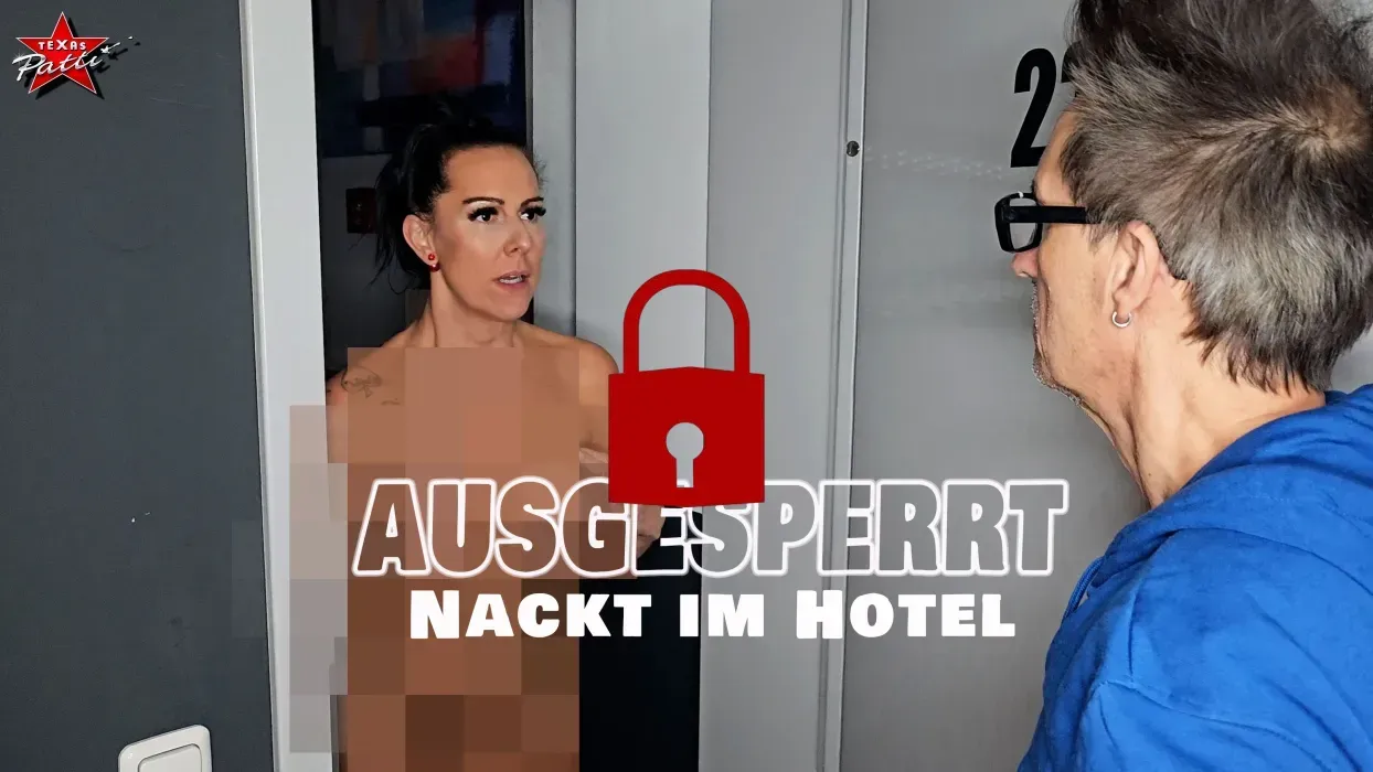 Ausgesperrt. Nackt im Hotel
