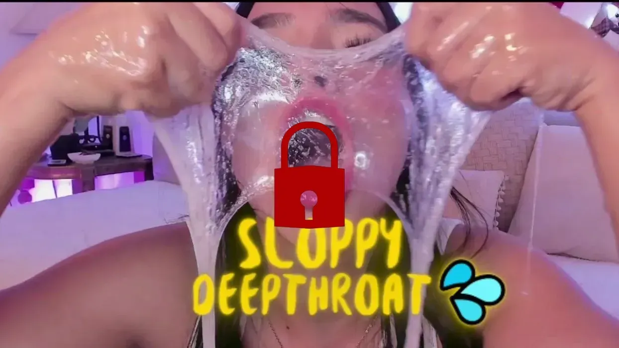 Tsunami DROOL The dirtiest deepthroat with big spit