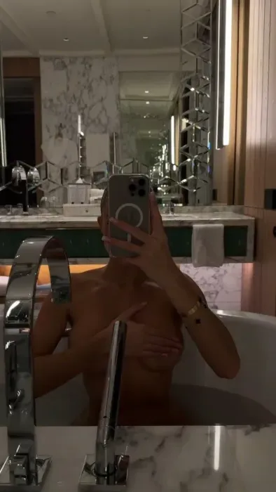 Luxury hotel, champagne, and us..