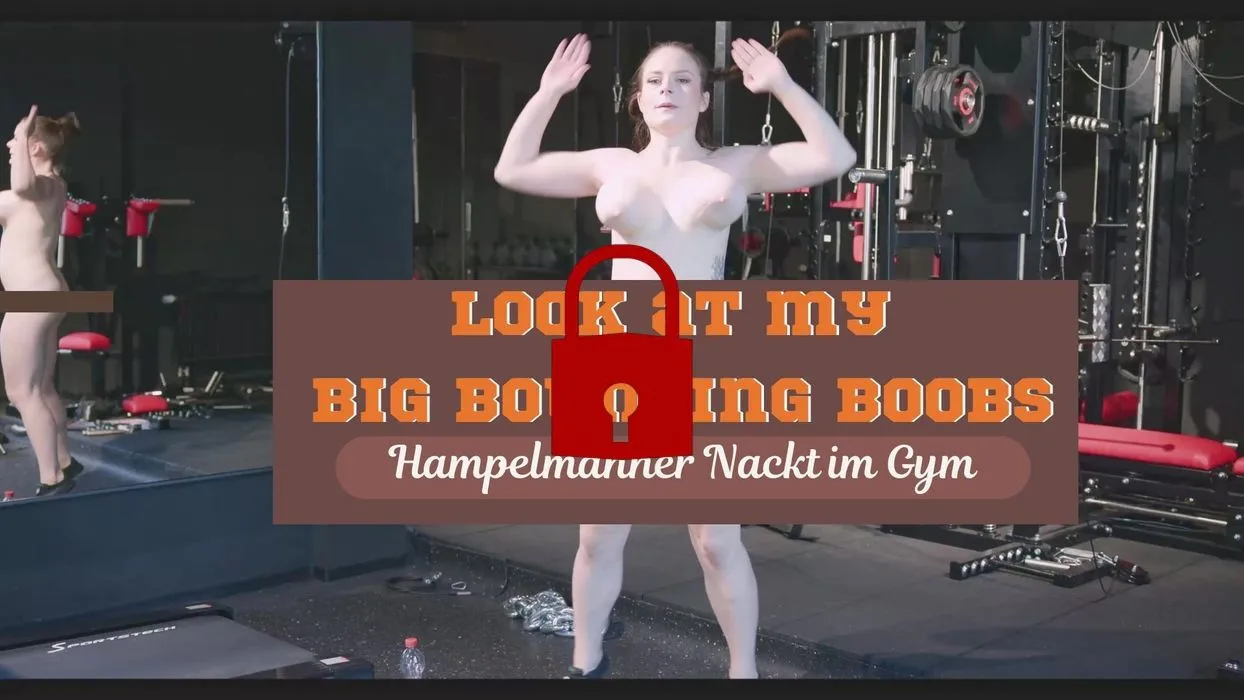 Hampelmänner nackt im Gym