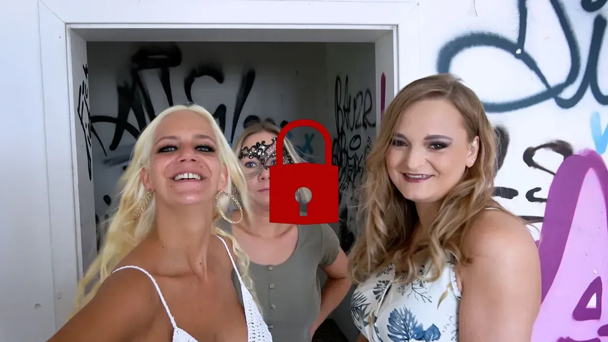 NYMPHOMAN ALARM IM LOST PLACE?! DREI SCHLAMPEN DRECKIG VON ZWEI SCHWÄNZEN AUFGERISSEN!!!