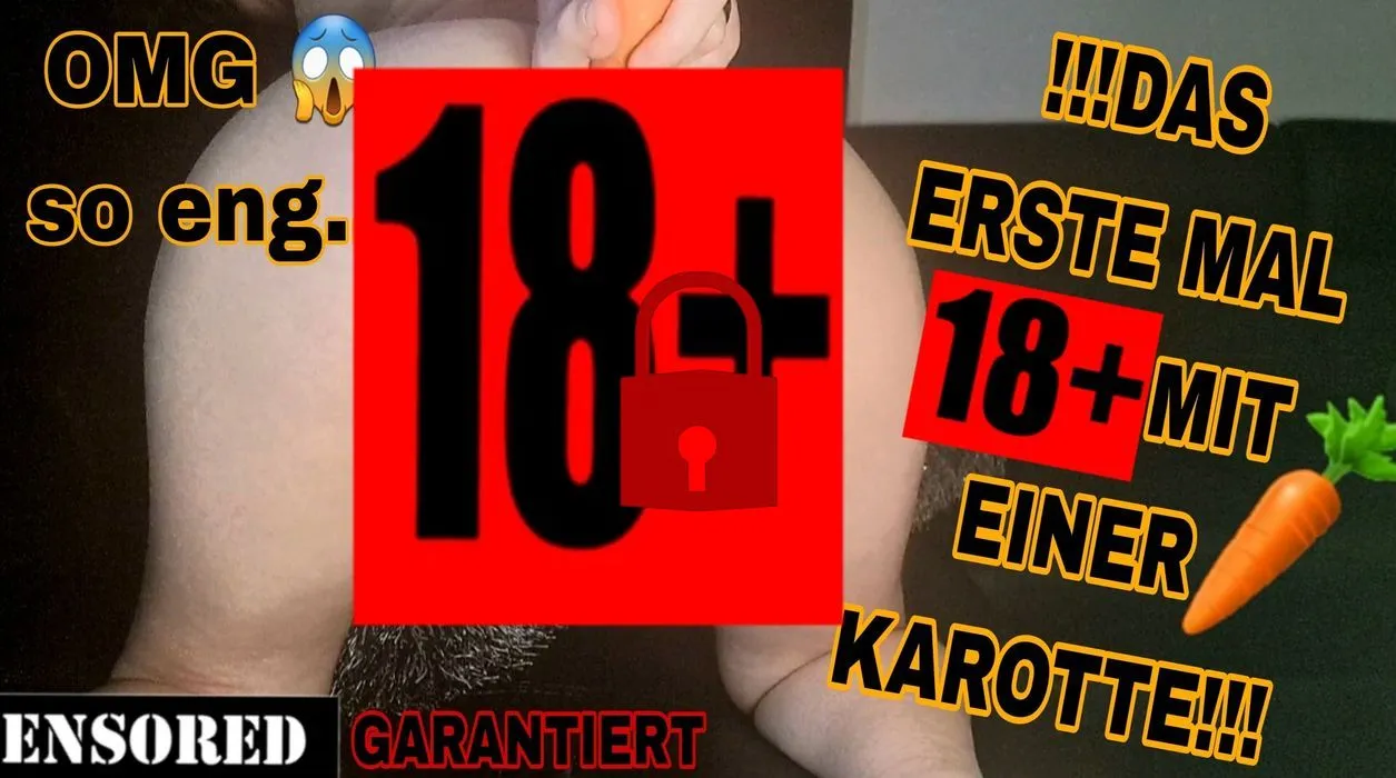 DAS ERSTE MAL ANAL GEFICKT MIT EINER KAROTTE!!!