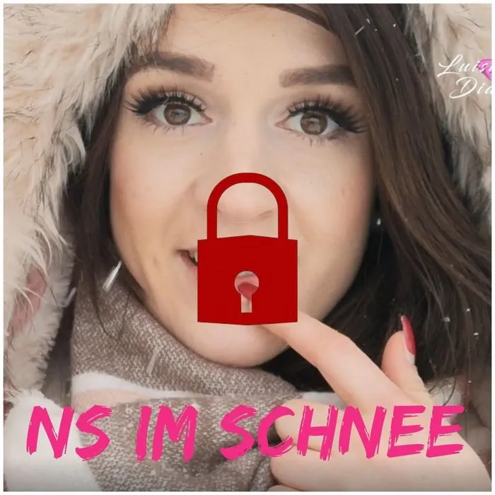 Ich wollte schon immer Mal, ein Loch in den Schnee pissen!