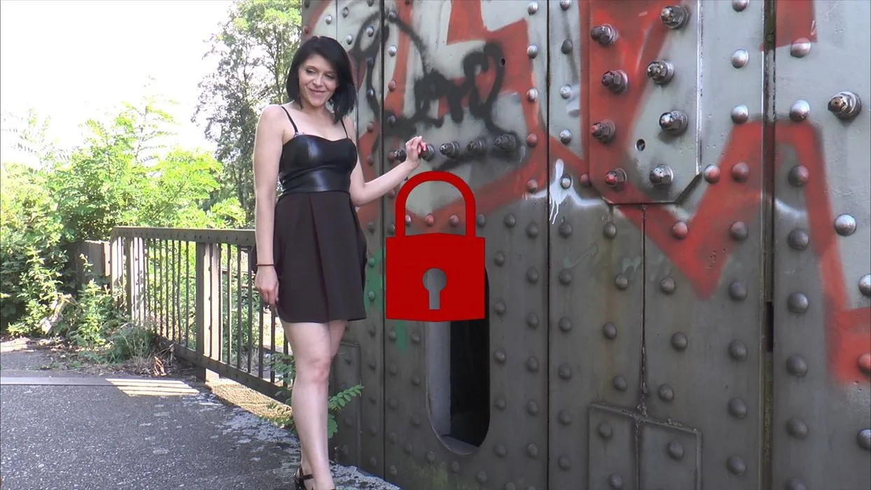 Typen auf  Brücke vernascht