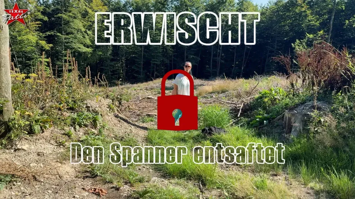 Erwischt… Den Spanner entsaftet