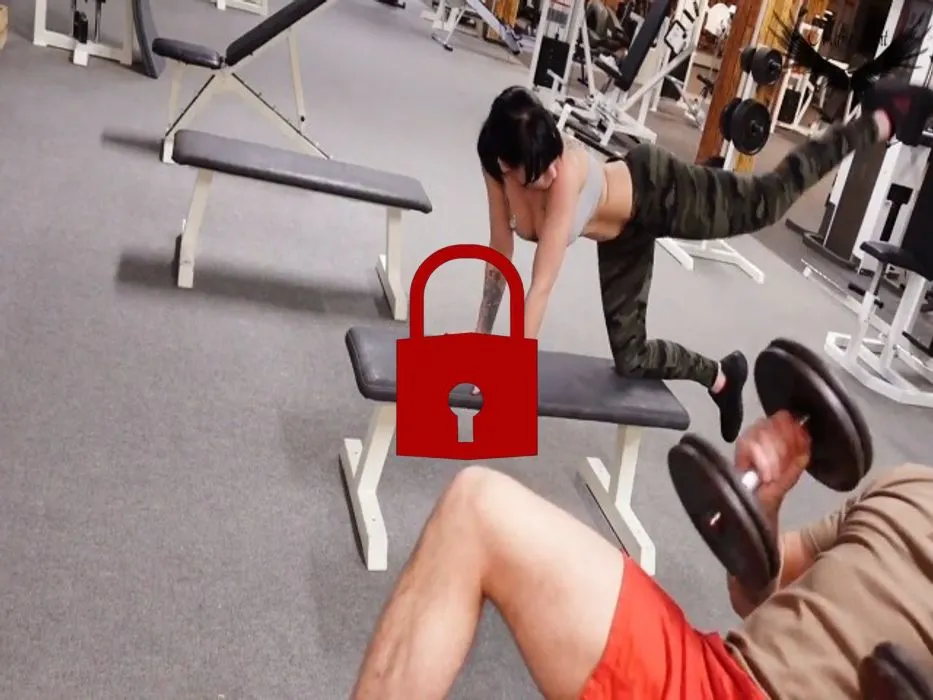 Ficken ist auch Sport !!! Effektives Training Public im Fitnesscenter!