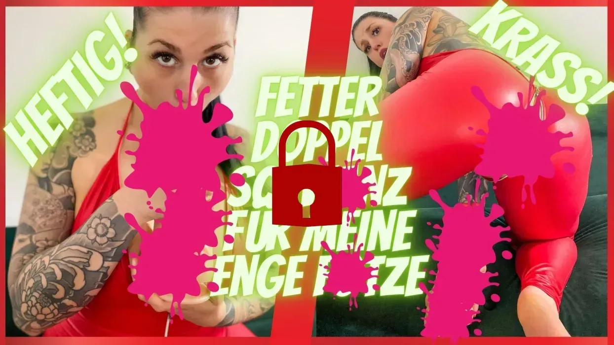 FETTER DOPPEL-COCK für meine enge Fotze!
