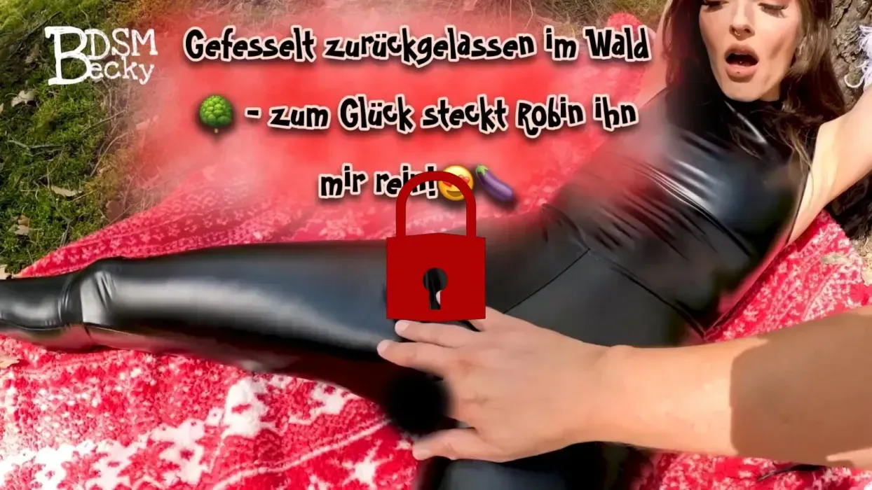 Gefesselt im Wald - zum Glück steckt Robin ihn mir rein 😍