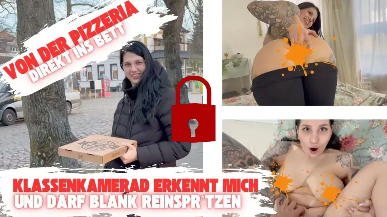 Creampie vom Klassenbubi! Er darf blank reinspritzen!