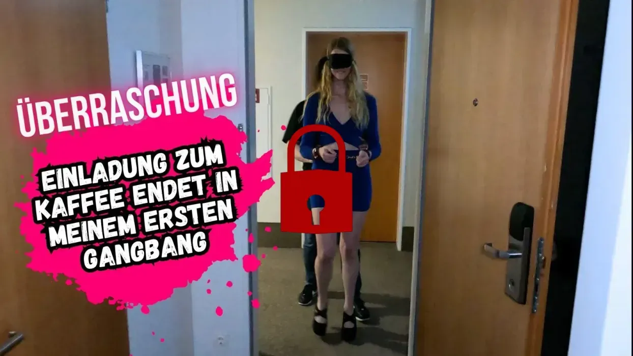 Kaffee Einladung endet mit meinem ersten Gangbang