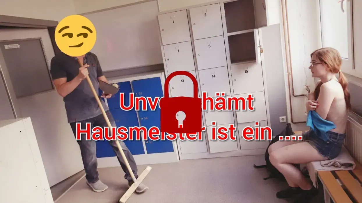 PERVERSER Hausmeister!! Ficken ohne Gummi ?AO