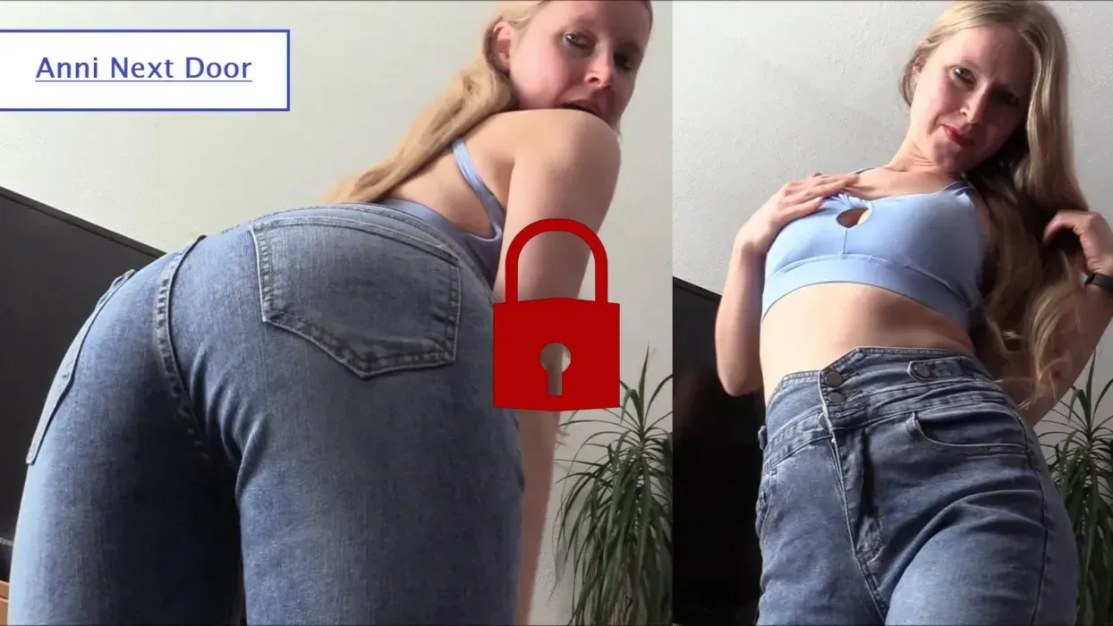 Blue Jeans - Jeans Girl wartet auf dein Sperma
