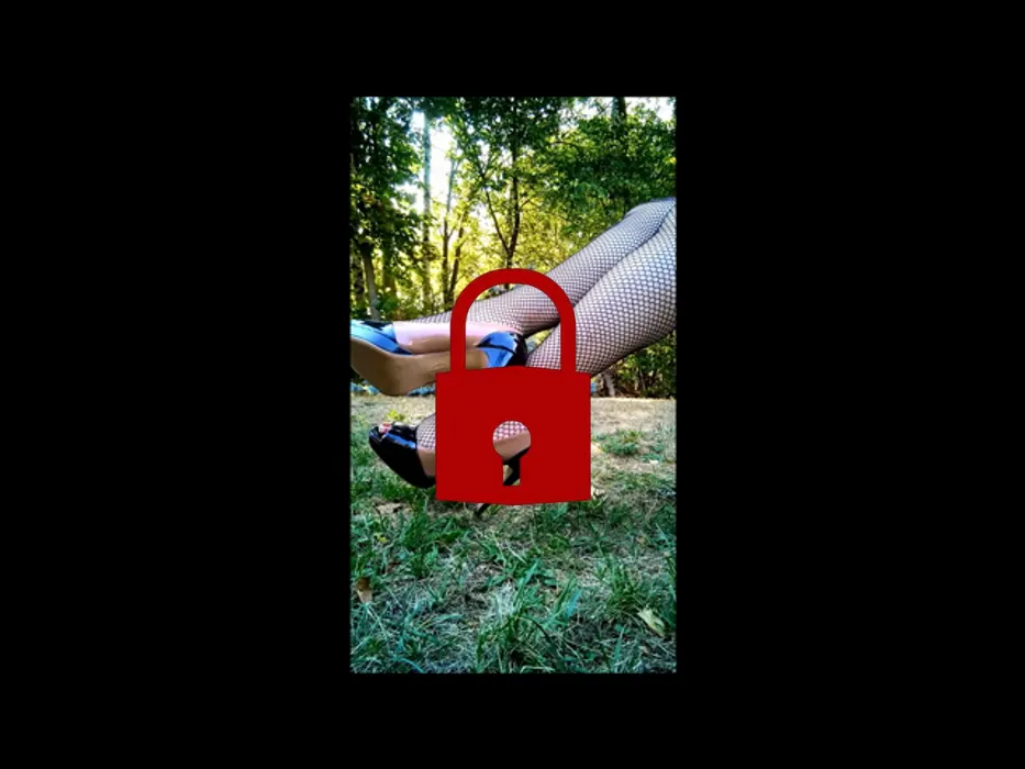 Netzstrumpfhose, High Heels