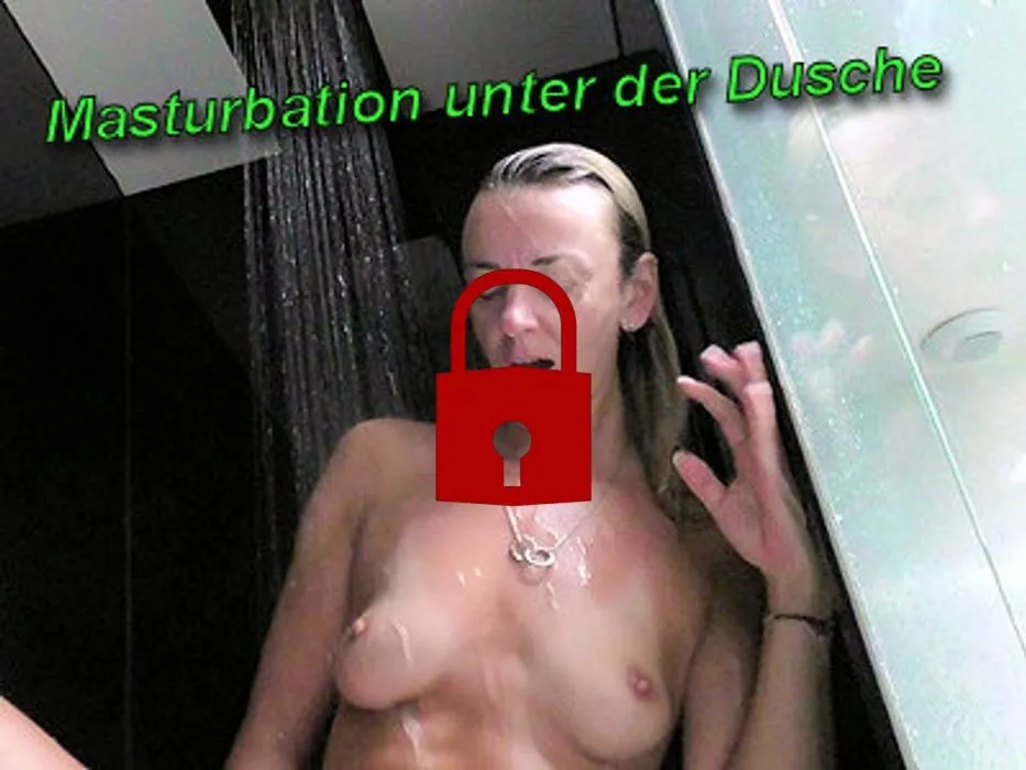 Masturbation unter der Dusche