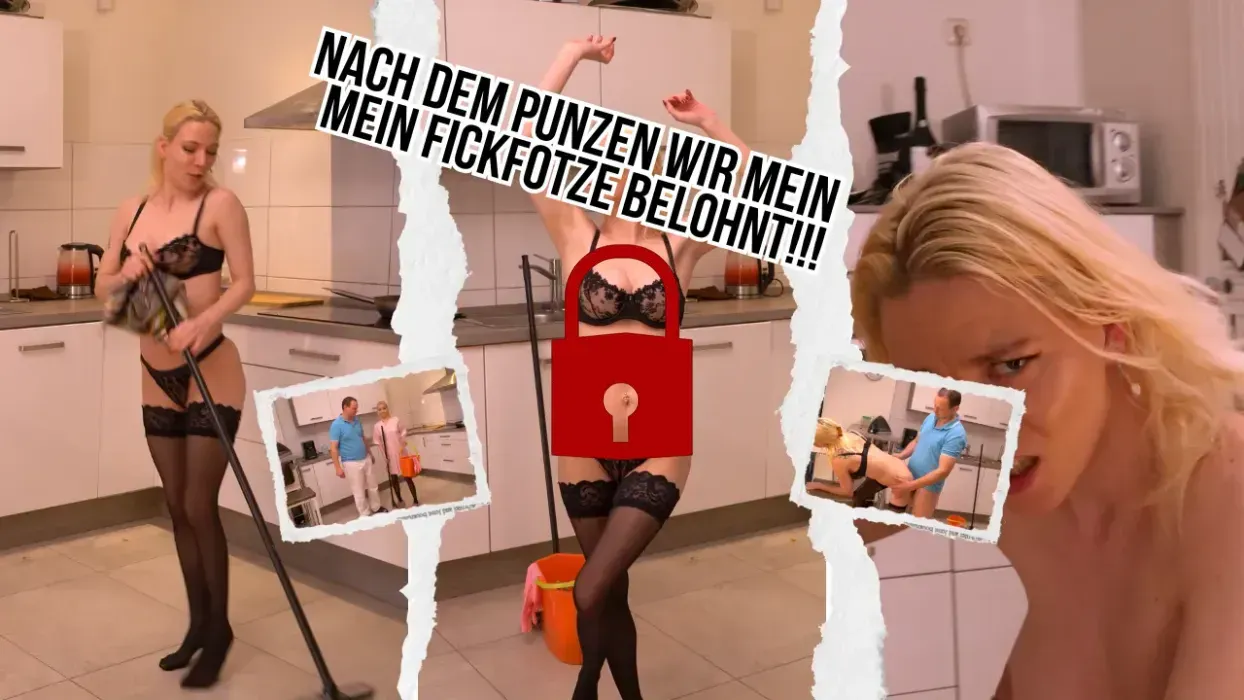 Nach dem Punzen wir mein meine Fickfotze belohnt!!!
