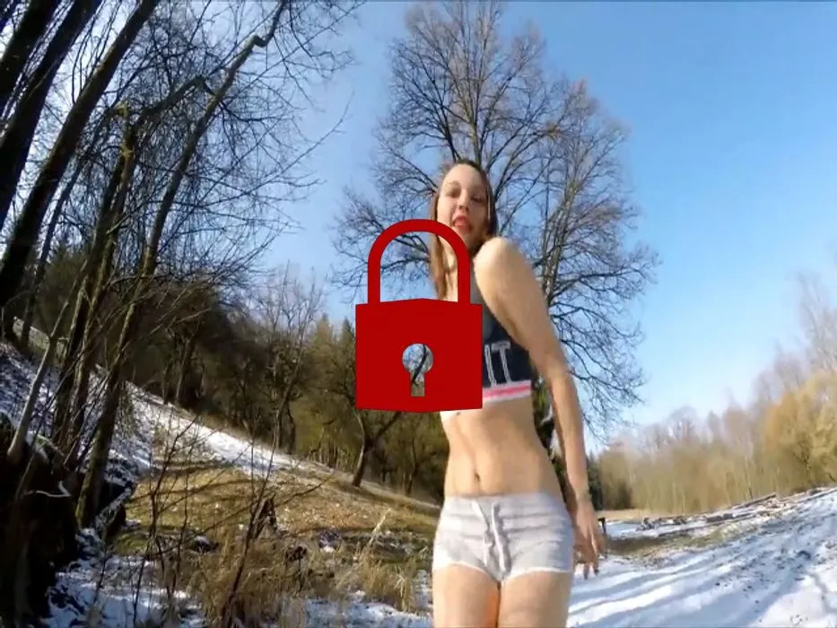 Ich pisse in den Schnee für Dich!