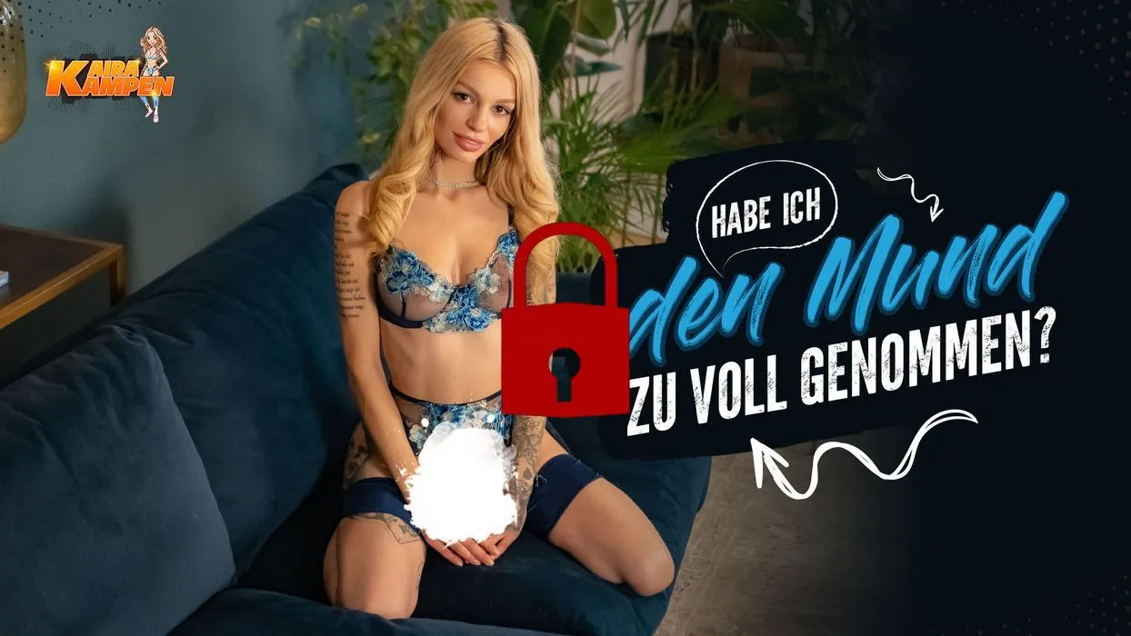 HABE ICH DEN MUND ZU VOLL GENOMMEN?