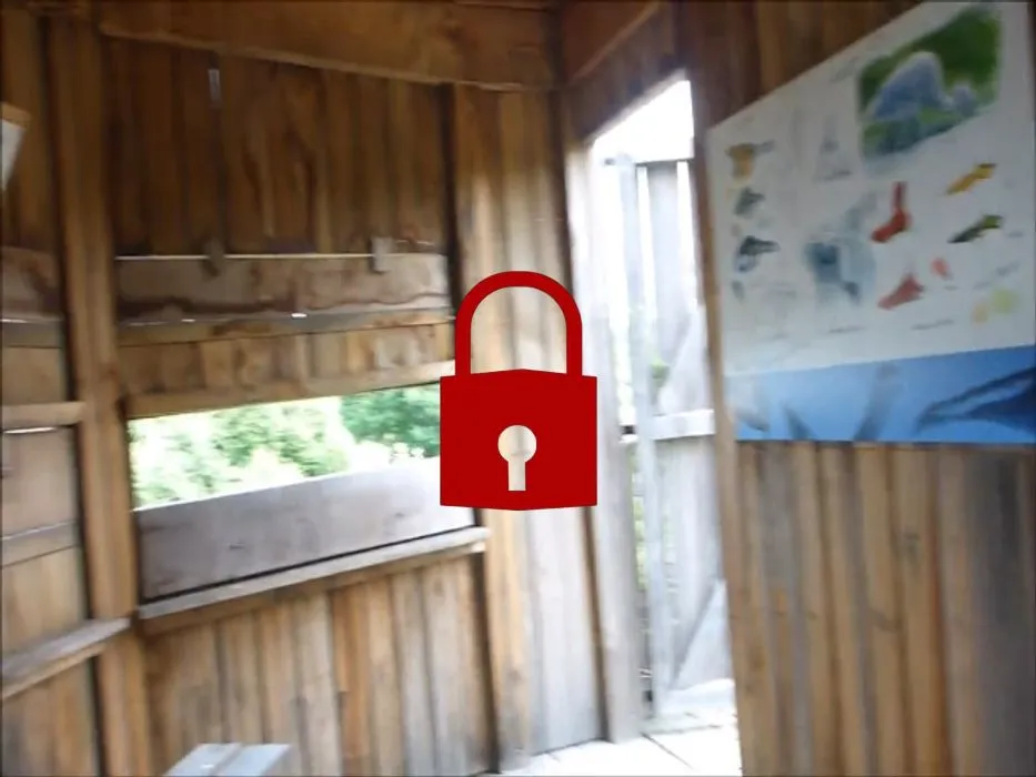 Verbotenes Treiben auf einem Hochsitz