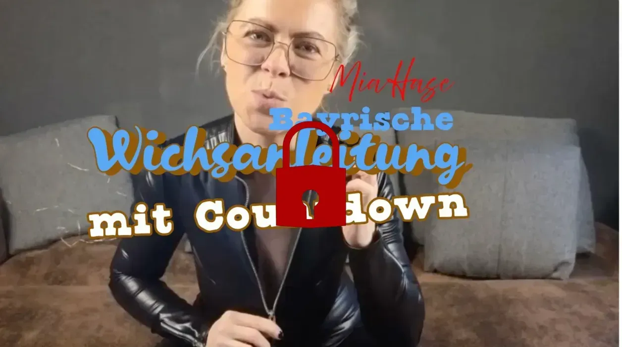 Bayrische Wichsanleitung mit Countdown 🤍💙