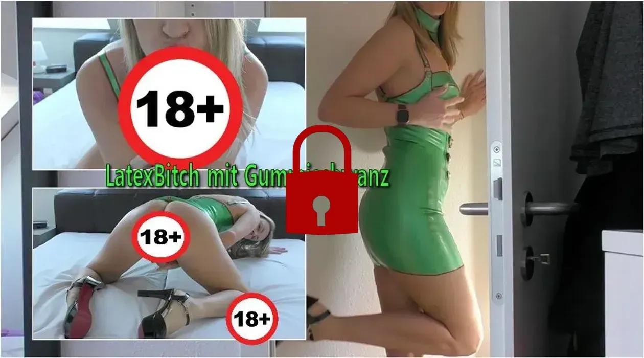 LatexBitch mit Gummischwanz