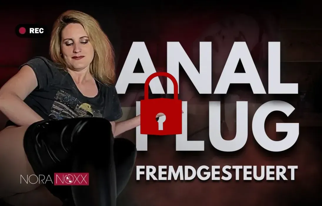 Mit Analplug auf dem Balkon: Fremd gesteuert und geil gemacht