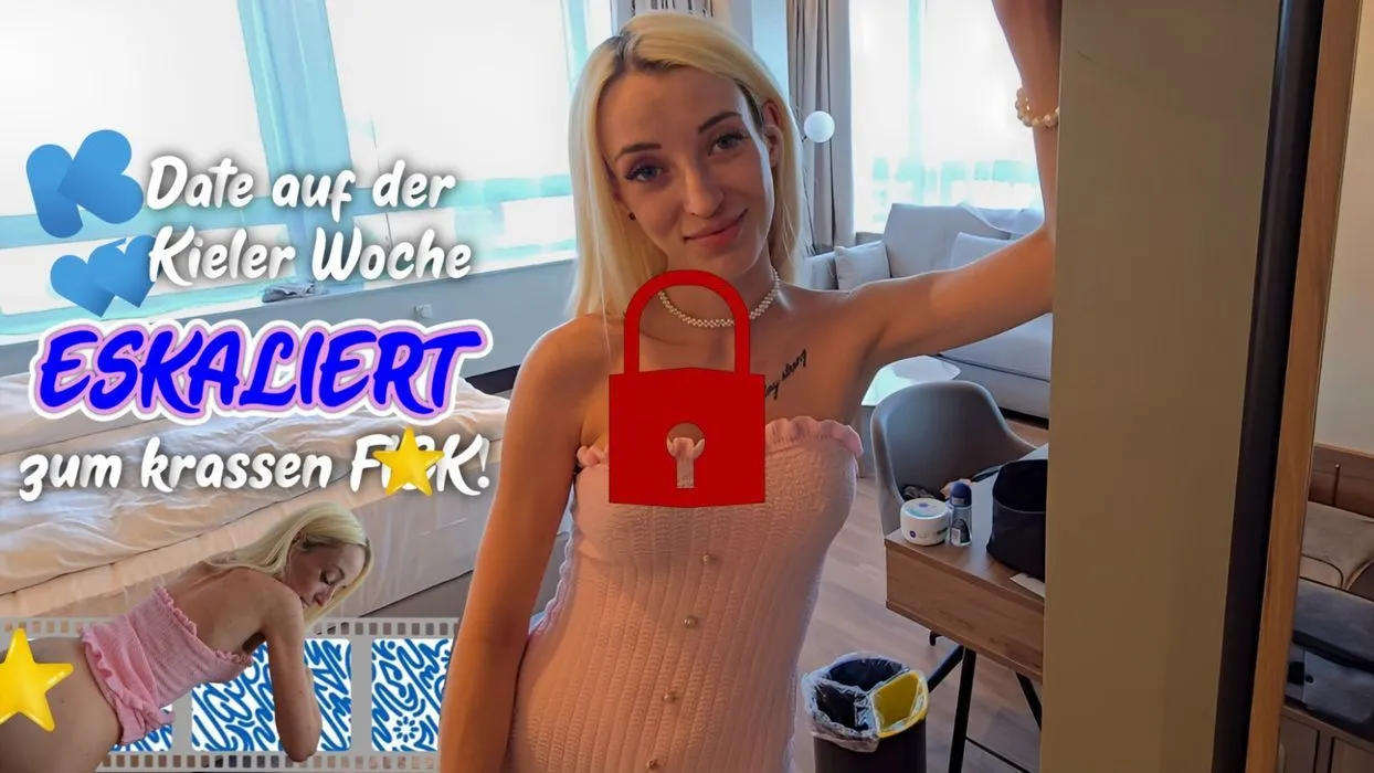 Date auf der Kieler Woche eskaliert zum krassen Fick!