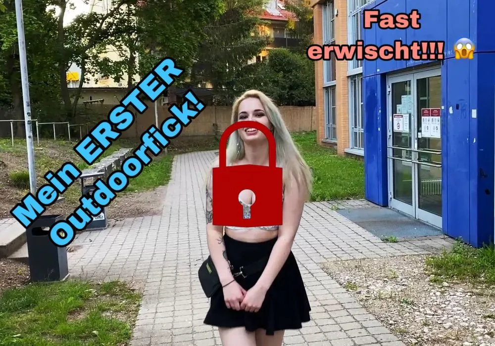 Mein ERSTES Mal Outdoor!!! Heimlich vor der Uni gebumst :o Trau ich mich jetzt alles???