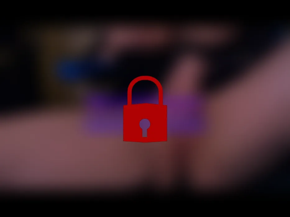 Der Quickie. Nahaufnahme mit Muschi spielen