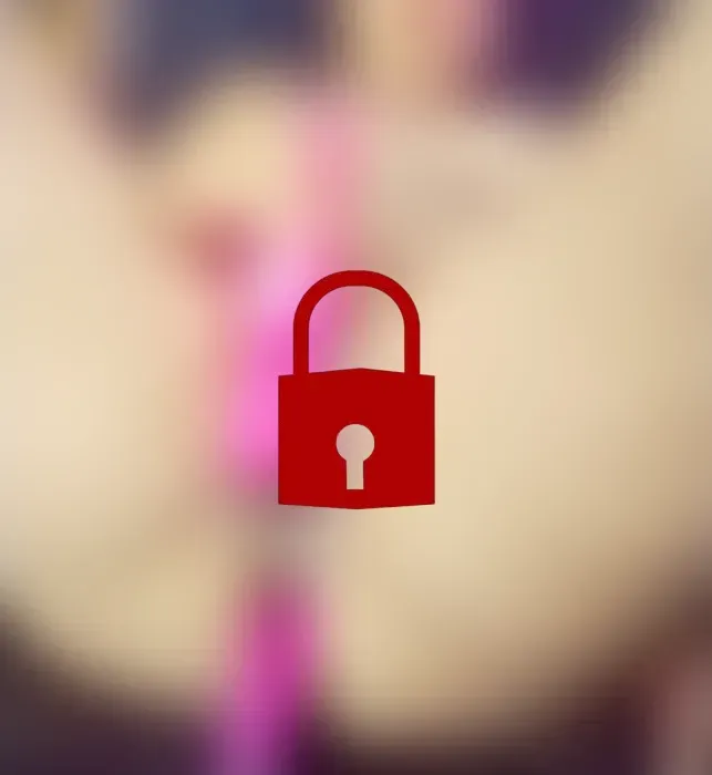 Playing with both the vagina and the anus, causing white discharge. 