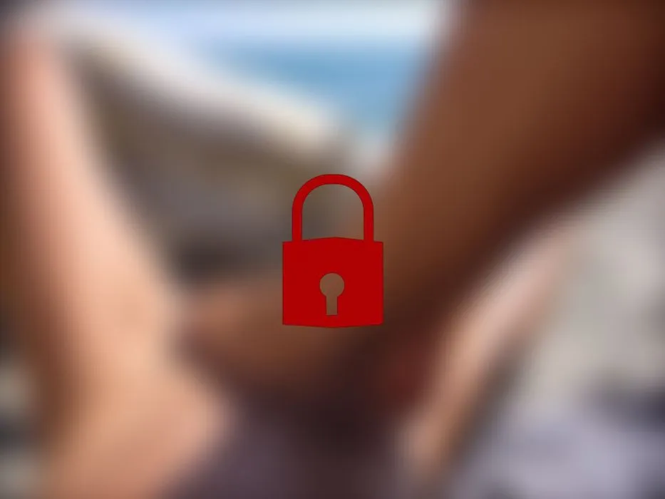 POV Footjob Abspritzen am Strand