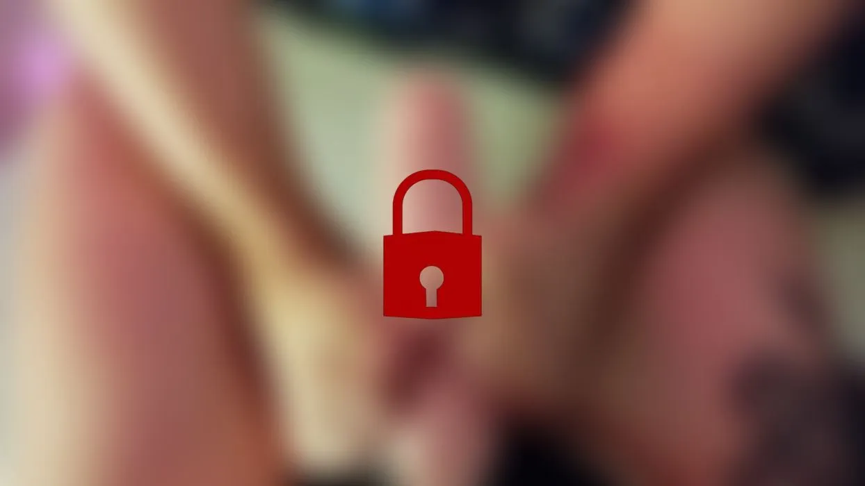 cute girl does footjob on my strapon