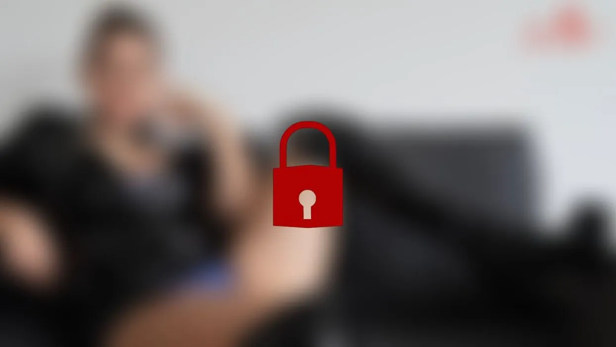 Dominant cock treatment in a patent leather outfit