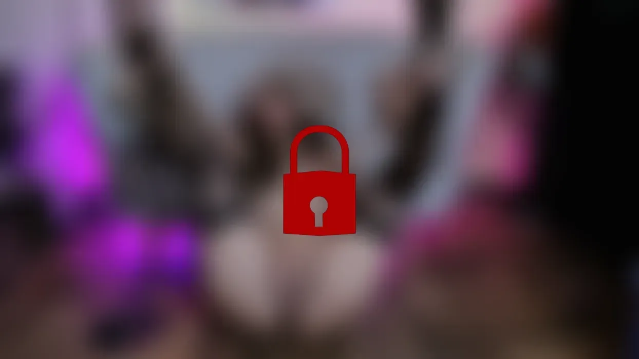 horny and erotic on the floor wearing only black nylons