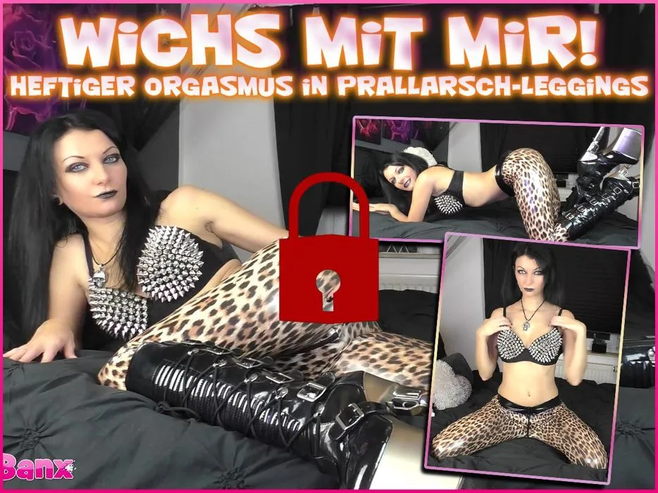Jerk Off with me! Intense Orgasm in plump-ass leggings
