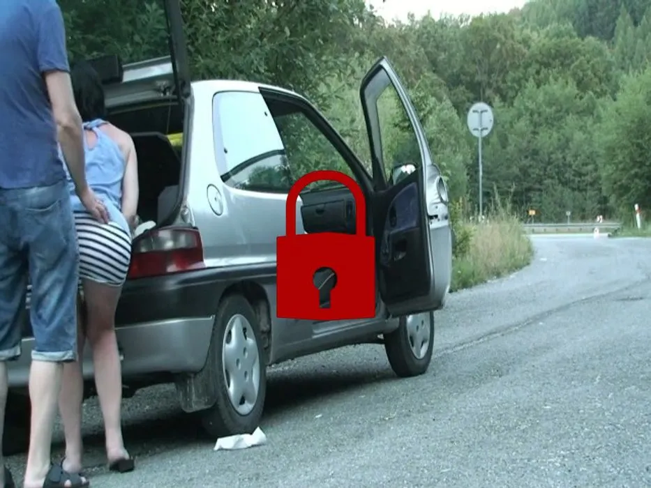 Ich werde an der Autobahn anhalten, ich will deine Sahne in meiner Fotze!!!