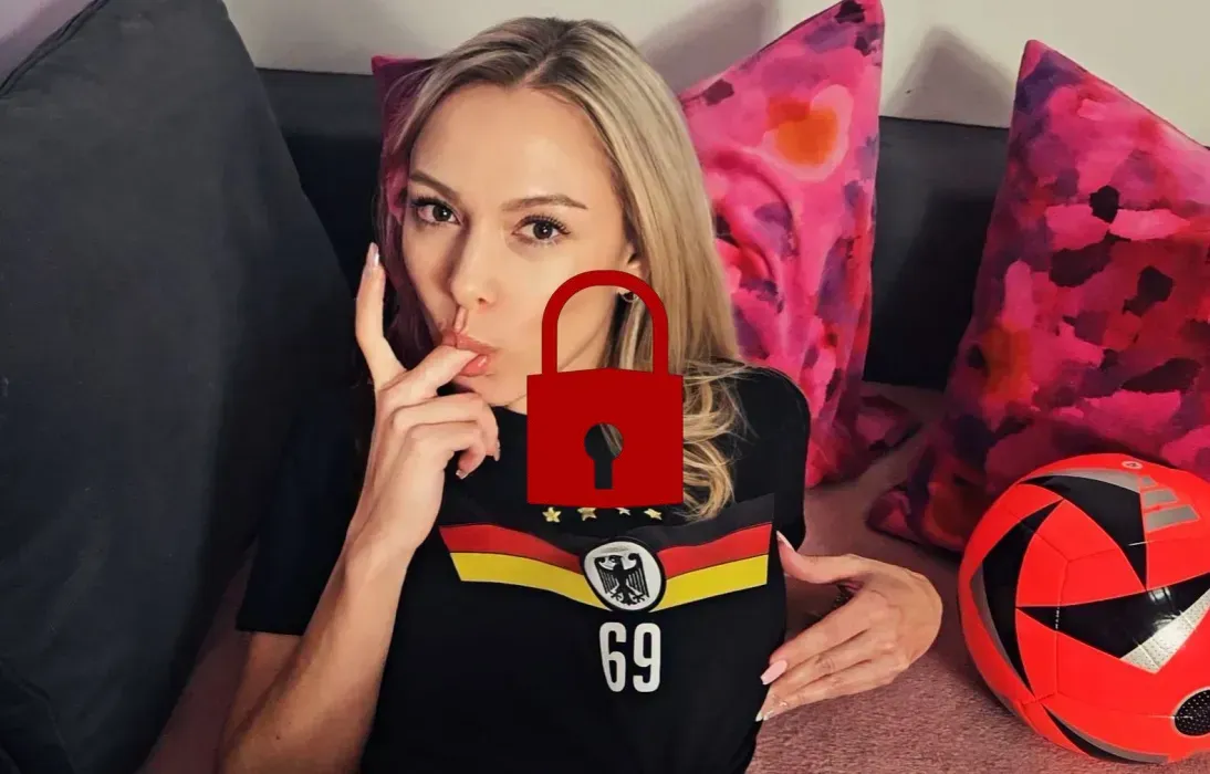 EM 24 Spielerfrau VickyFox69 tröstet Kai mit Squirt + Ficken