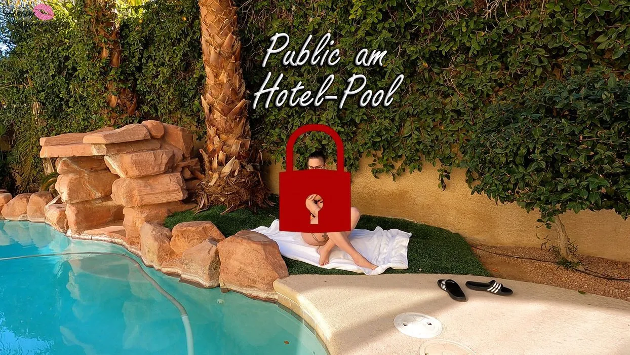 Public am Hotel-Pool