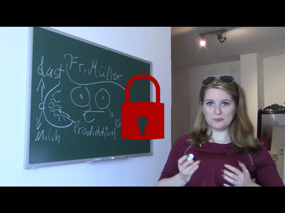 Biolehrerin erklärt weibliche Brust