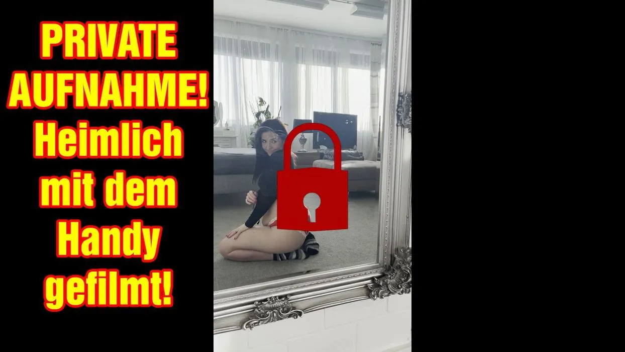 PRIVATE AUFNAHME mit dem Handy gefilmt!