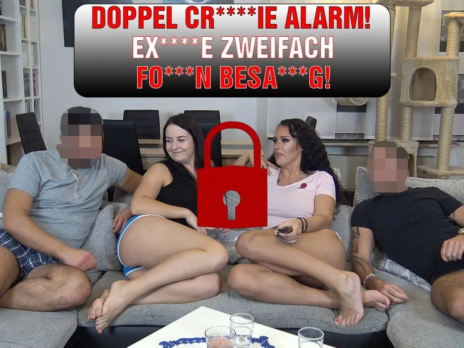 DOPPEL CREAMPIE ALARM! EXTREME ZWEIFACH FOTZEN BESAMUNG!
