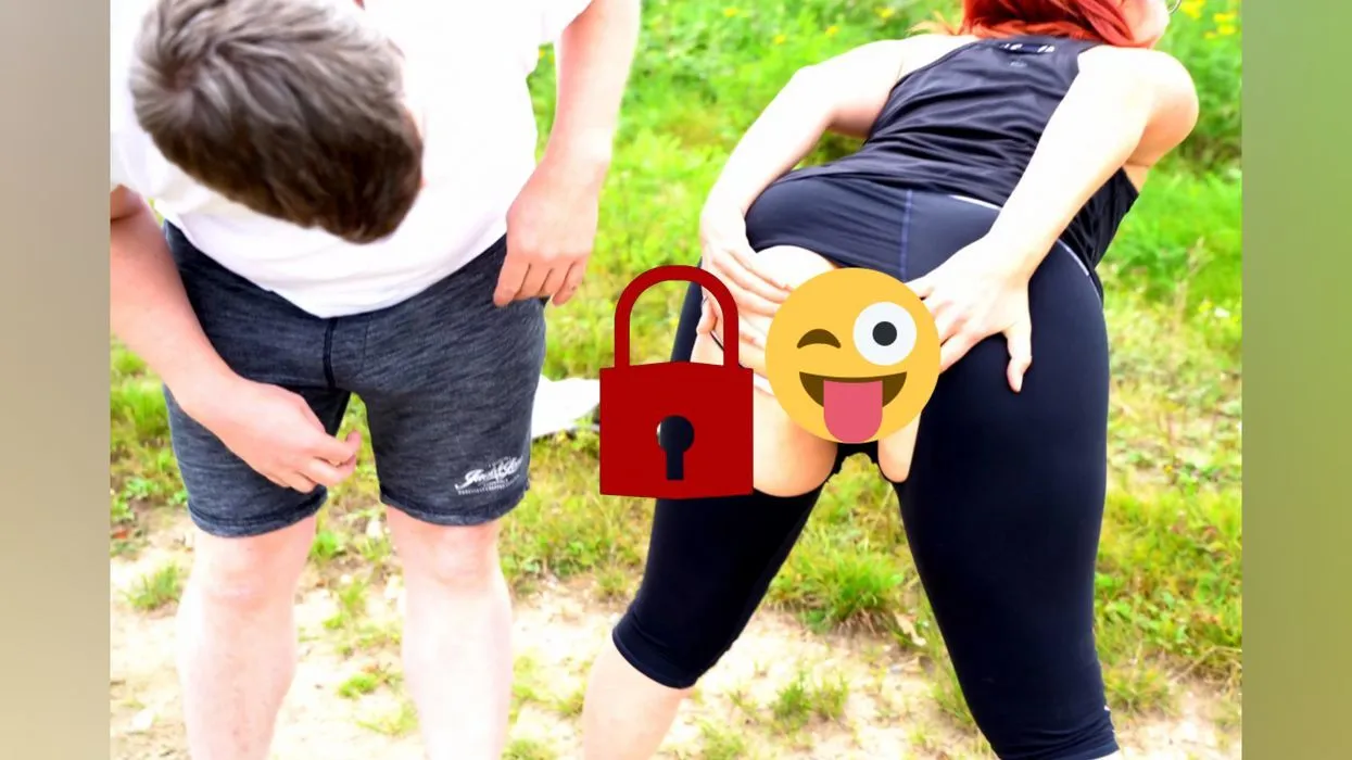 Beim joggen den Arsch aufgerissen. Coach nimmt mich ordentlich durch