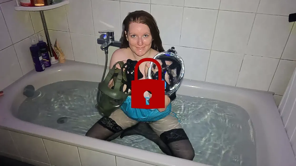 3 Masken in der Wanne
