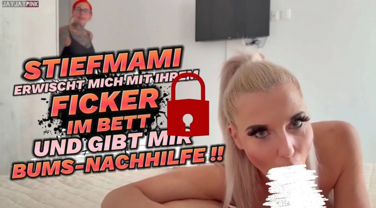 STIEFMAMI ERWISCHT MICH MIT IHREM FICKER UND GIBT NACHHILFE!