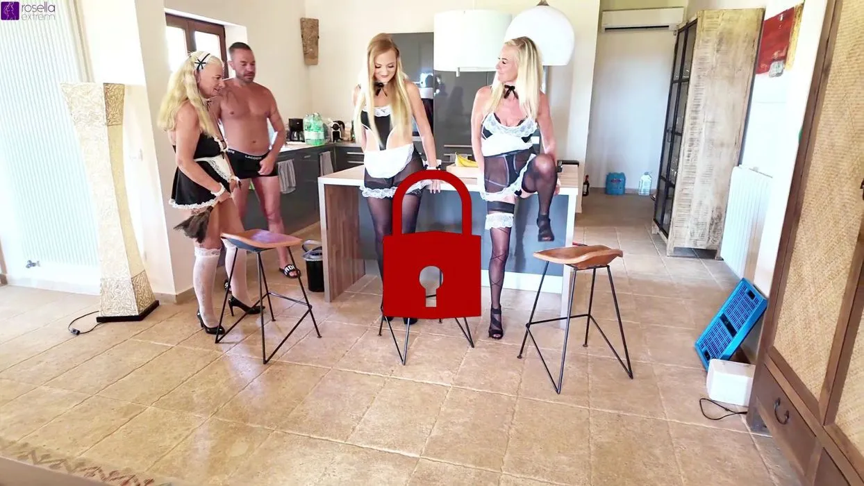 Die 3 Putzschlampen mit Mopp und Loch! Full Movie- Cam 2